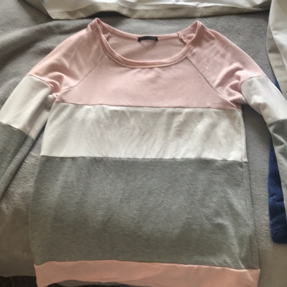 Staccato Sweaters - Color block long sleeve shirt/sweater